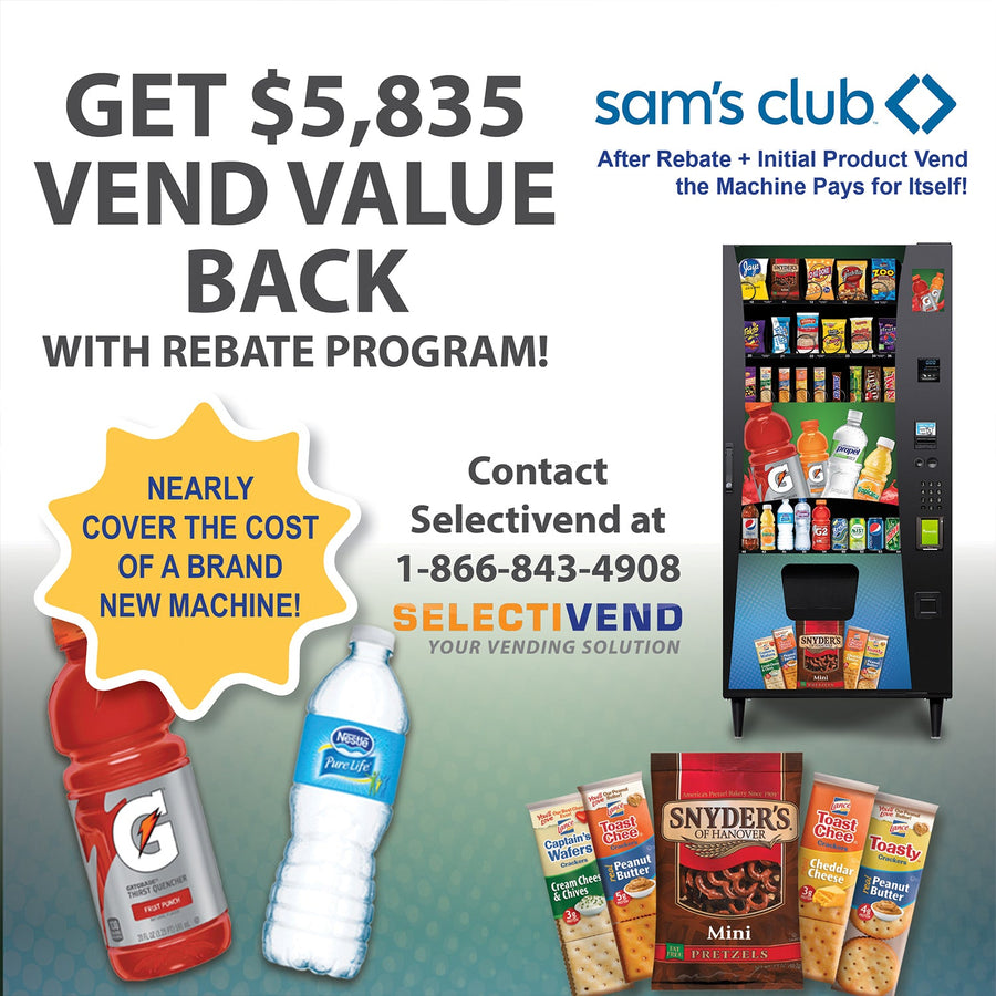 Selectivend 29-Selection Advantage Plus Combo Vending Machine