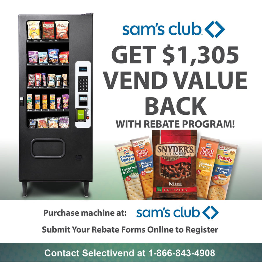 Selectivend 23-Selection Snack & Candy Vending Machine