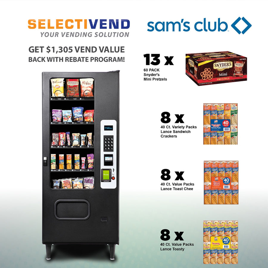 Selectivend 23-Selection Snack & Candy Vending Machine