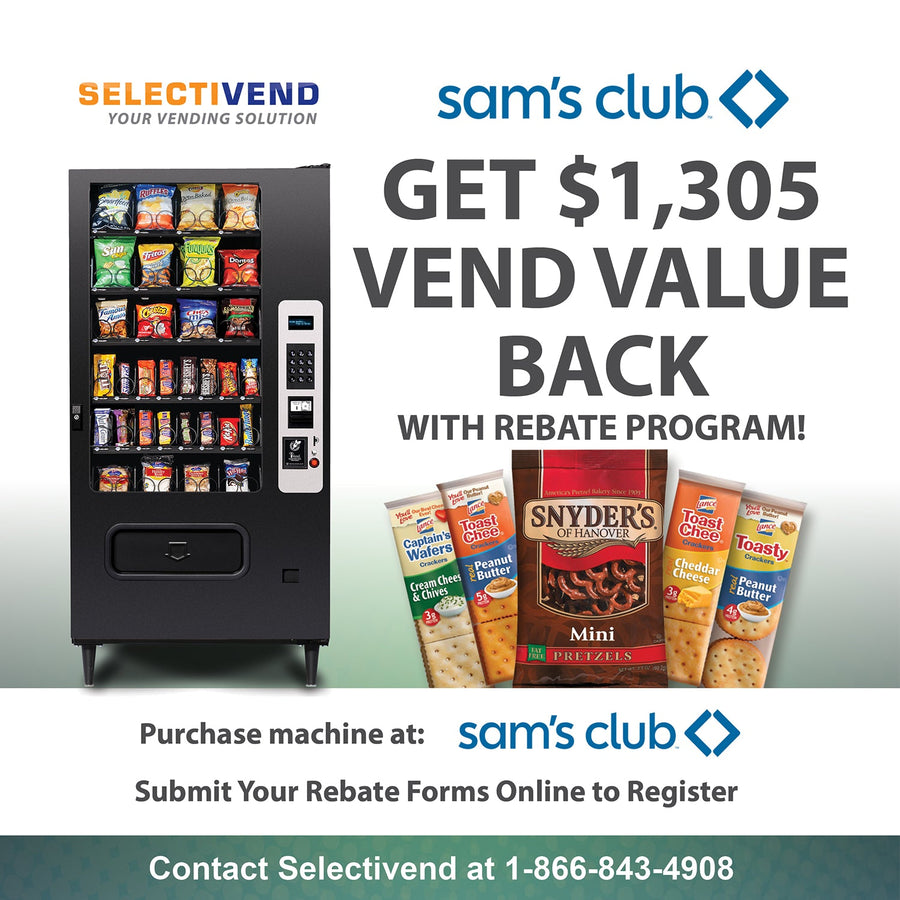 Selectivend 32-Selection Snack & Candy Vending Machine
