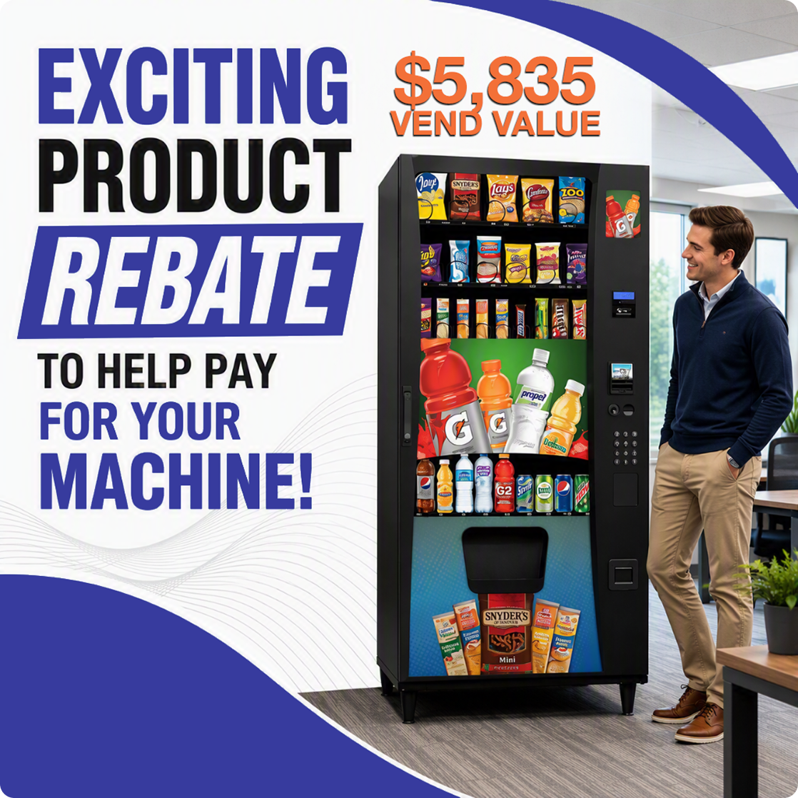 Start Earning Profit from Your Vending Machine on Day 1 with an Exclusive Sam's Club Product Rebate