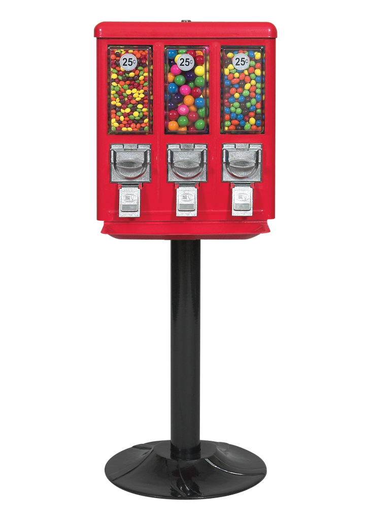 Multivend 3-Section Bulk Candy Vending Machine