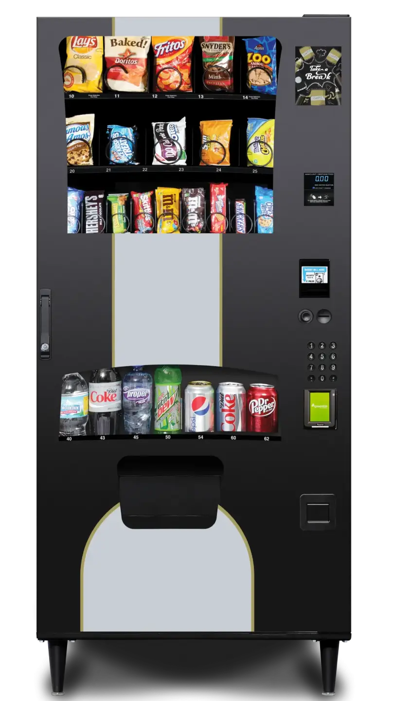 Refreshment Center Combo Vending Machine